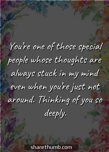 thinking of you thoughts quotes